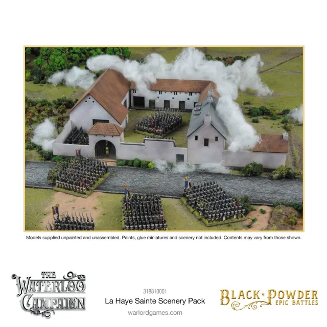 Black Powder Epic Battles Waterloo La Haye Sainte décor MDF