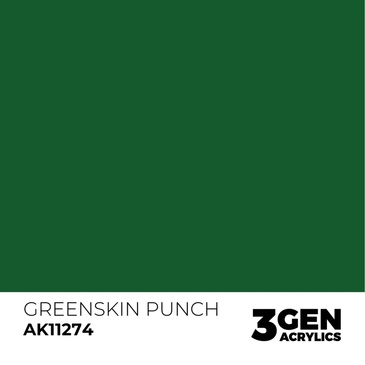 AK Interactive Color Punch Greenskin Punch peinture verte 17 ml