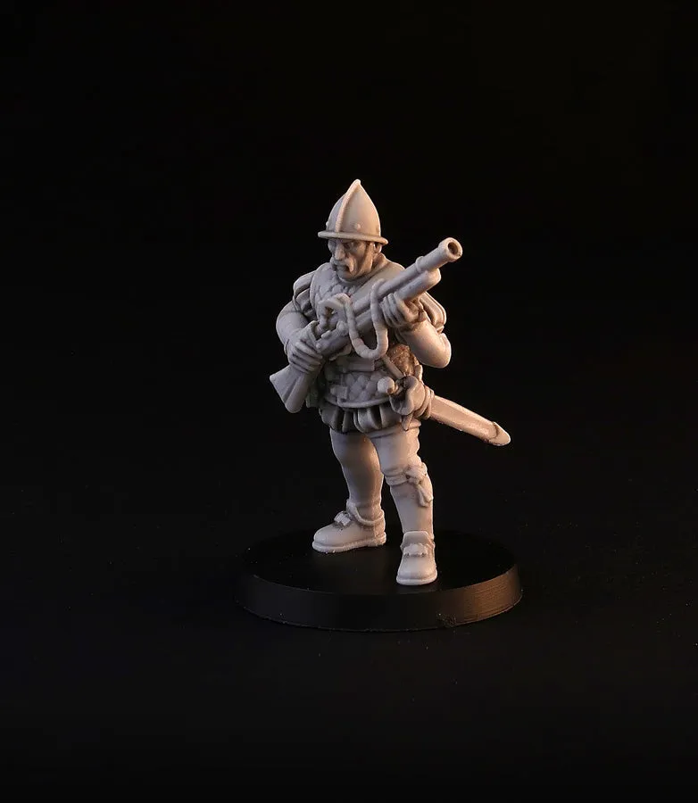BROTHER VINNI Imperial Hand Gunners 5 figurines résine 28 mm mousquetaires