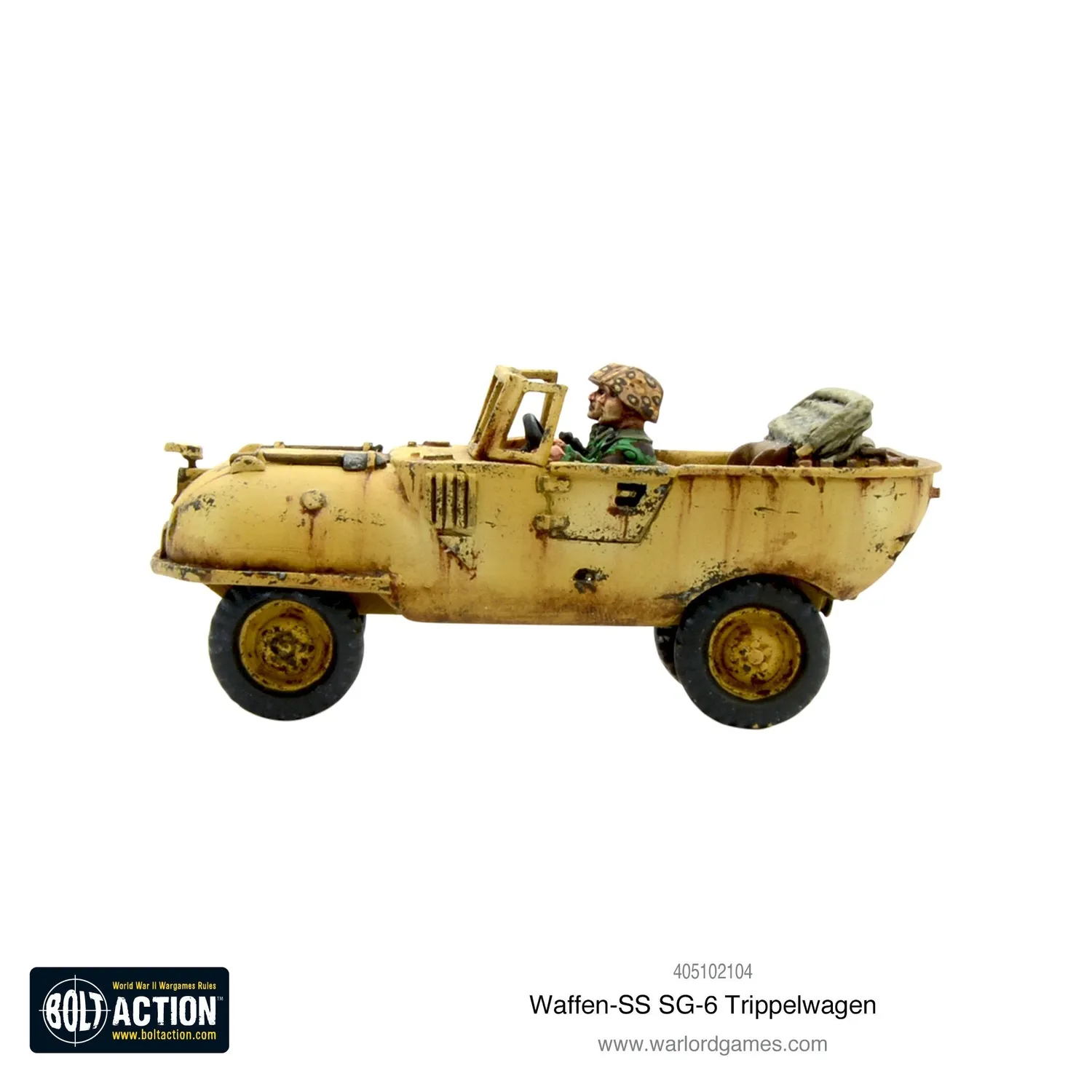 Bolt Action SG-6 Trippelwagen véhicule allemand résine