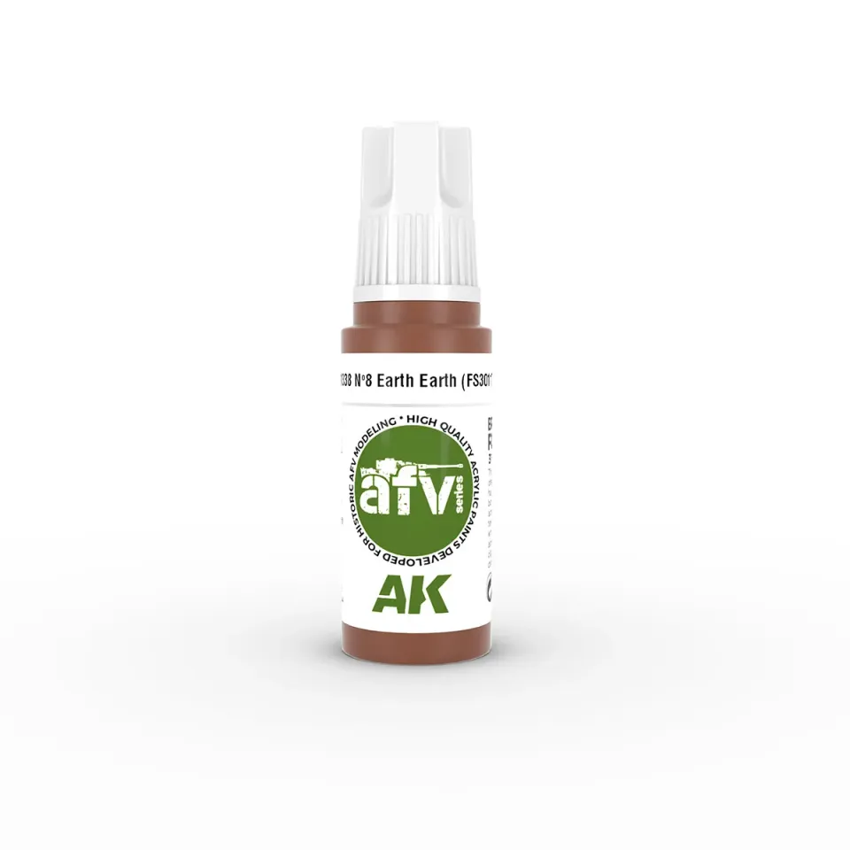 AK Interactive 3Gen Nº8 Earth Red peinture acrylique