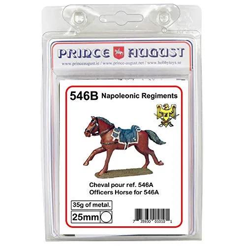 Prince August Hobby PA546B moule à couler cheval officier cuirassiers français 25 mm