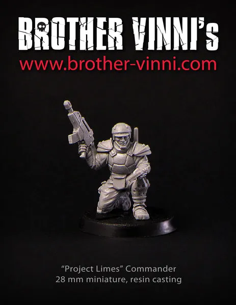 Brother Vinni Project Limes Commander figurine résine 28mm