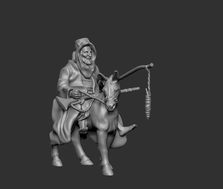 Des Tranchées aux Barricades Village nomade arabe fichiers STL 28mm pack