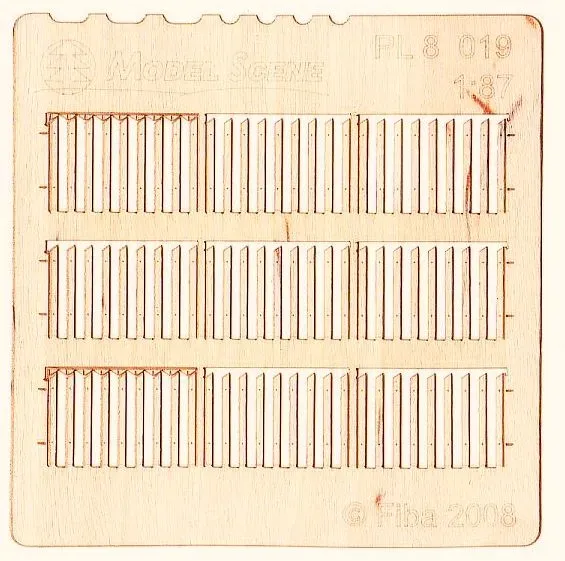 Albion Stockade fence boards – wider size planches de clôture diorama larges