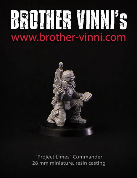 Brother Vinni Project Limes Commander figurine résine 28mm