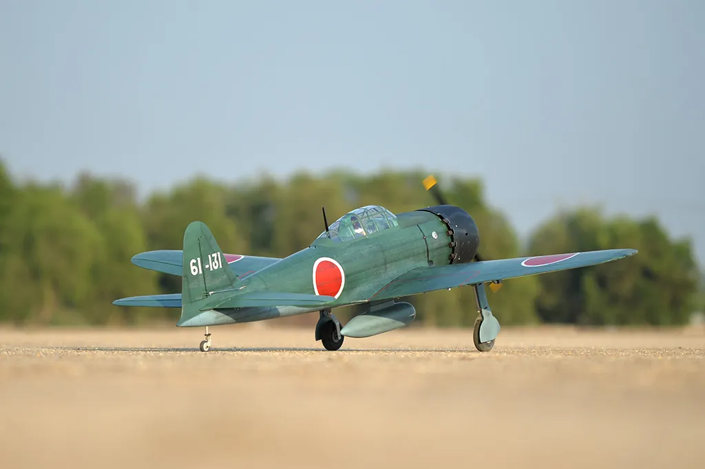 Black Horse Model BH180 Mitsubishi A6M ZERO avion RC ARF 50-60 cc