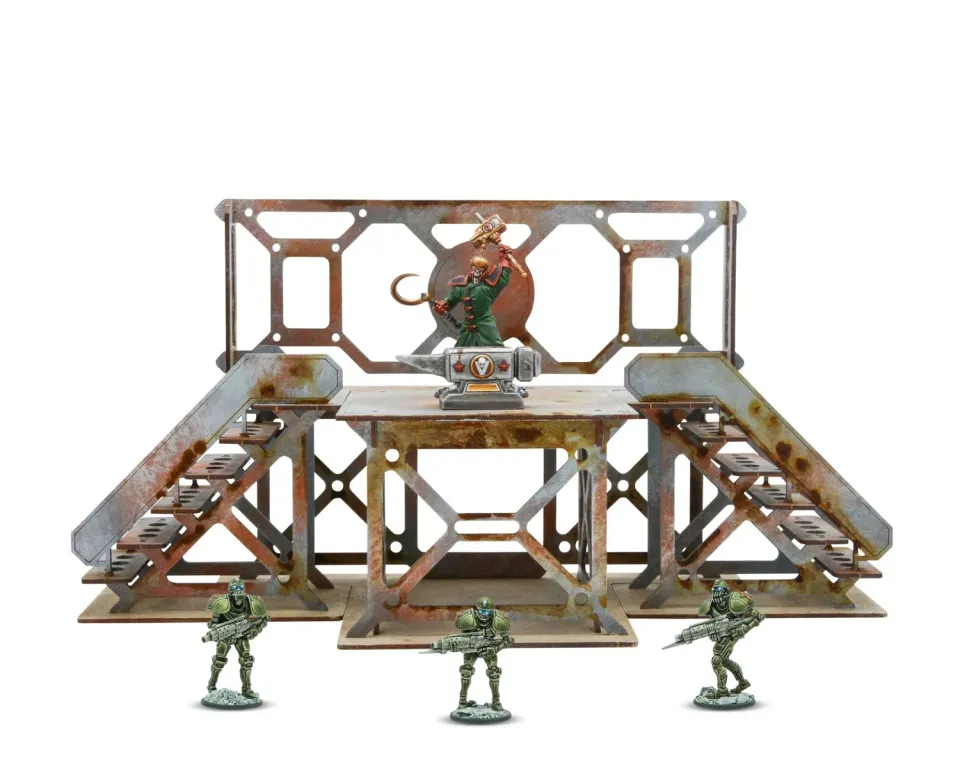 Sarissa Altar Gantry décor MDF science-fiction