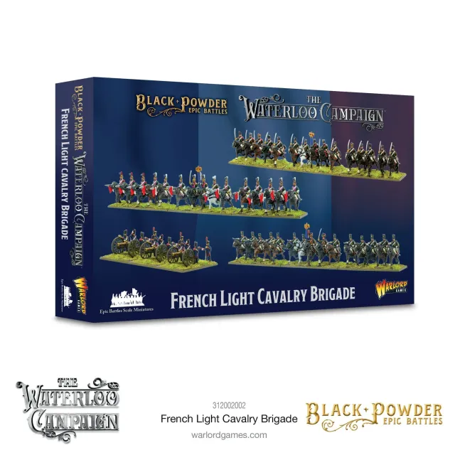 Warlord Games Black Powder Epic Waterloo brigade cavalerie légère coffret plastique