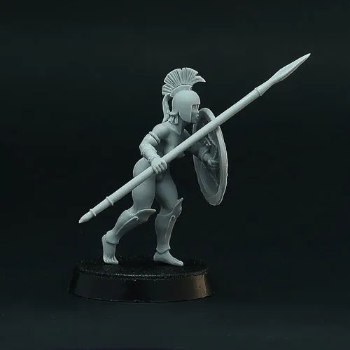 Brother Vinni Female Hoplites 3/4 figurine résine 28mm lot 5