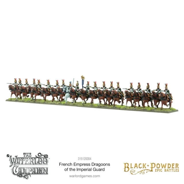 Black Powder Epic Waterloo Dragons Impératrice résine