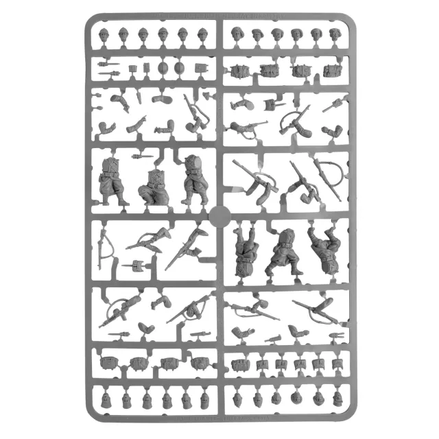Bolt Action French Infantry Sprue grappe figurines plastique