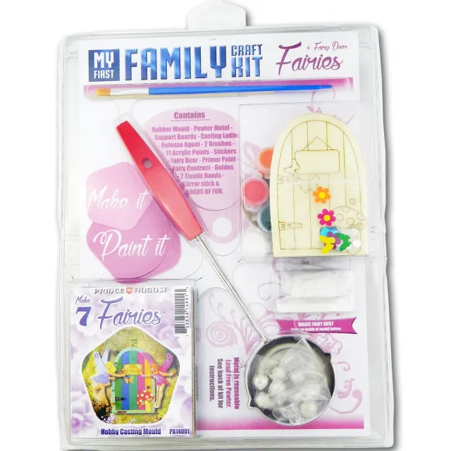 Prince August Famille Craft Kit PA14001 fées et porte de fée kit moulage
