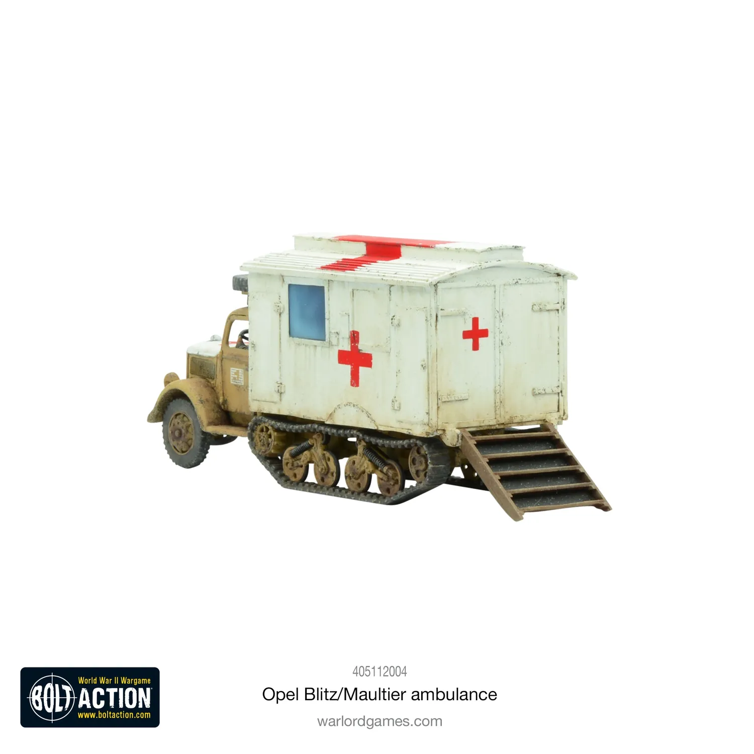 Bolt Action Opel Blitz/Maultier Ambulance véhicule ambulance allemand résine métal