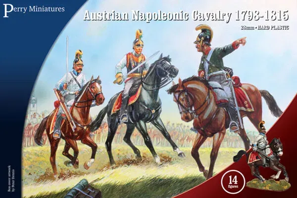 Perry Miniatures Austrian Napoleonic Cavalry figurines plastique 14 cavaliers