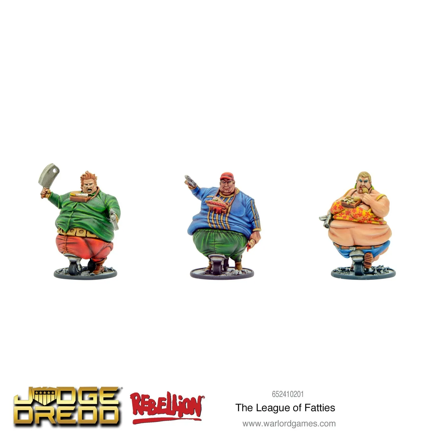 Bolt Action Judge Dredd The League of Fatties figurines résine