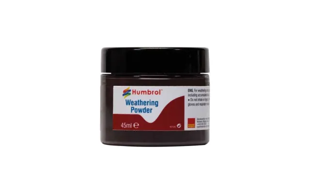 Humbrol Weathering Powder Black poudre patine noire 45ml