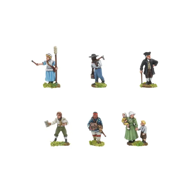 Warlord Games Black Powder Epic Battles Revolution Townsfolk figurines résine
