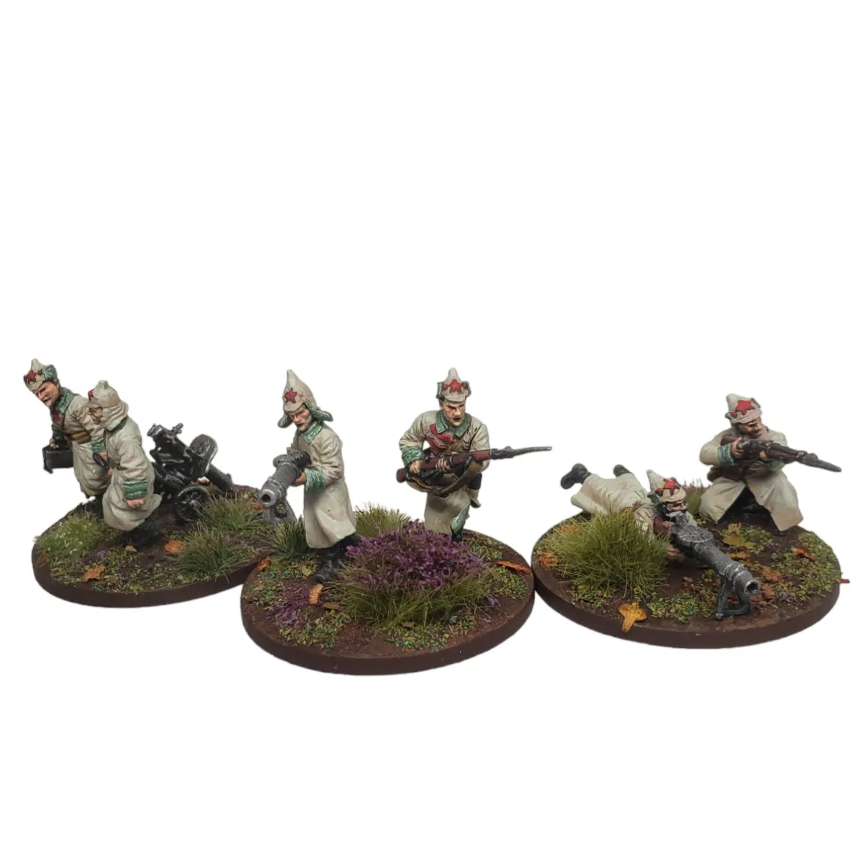 Des Tranchées aux Barricades infanterie bolchevique figurines métal x20