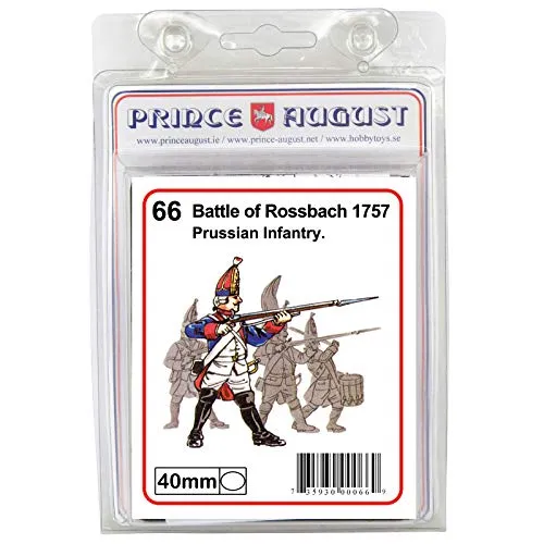 Prince August Rossbach Grenadier Prussien I PA66 moule 40mm métal