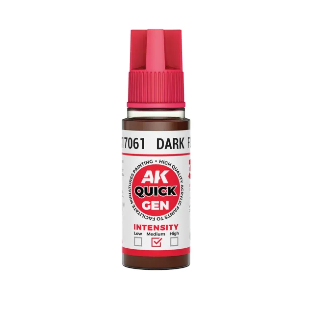 AK Interactive QuickGen Dark Flesh peinture 18 ml