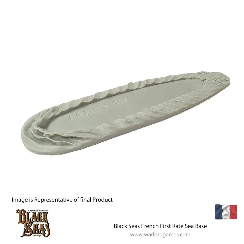 Black Seas socle mer résine French First Rate