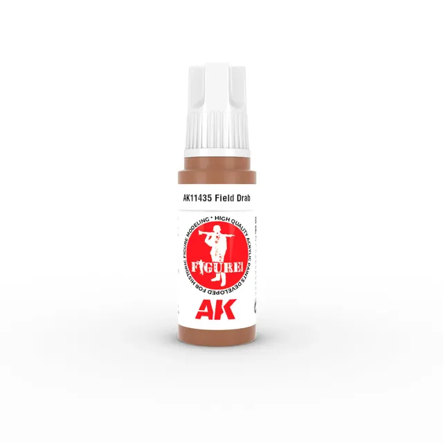 AK Interactive 3Gen Field Drab peinture 17ml marron
