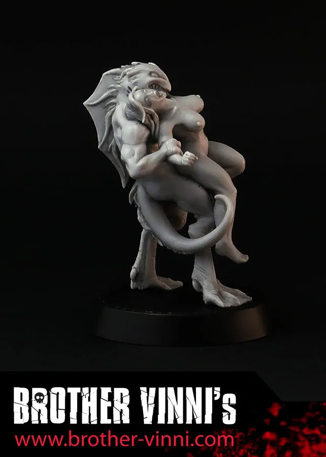 BROTHER VINNI Deep Ones figurines résine 28 mm lot de 2
