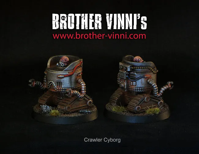 BROTHER VINNI Crawler Cyborg miniature figurine 28 mm en résine