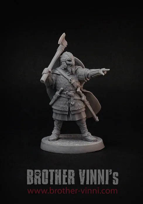 Brother Vinni Viking Warlord figurine 28mm résine chef