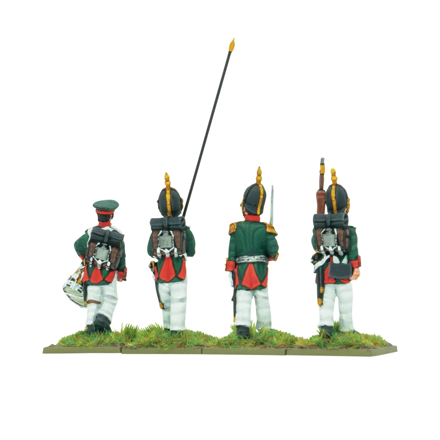 Warlord Games Black Powder infanterie russe 4 figurines métal