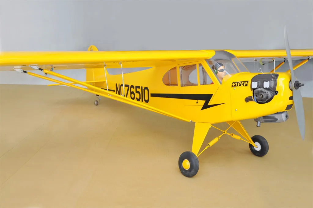 Black Horse BH58 Piper J-3 Cub avion RC 2380mm thermique électrique