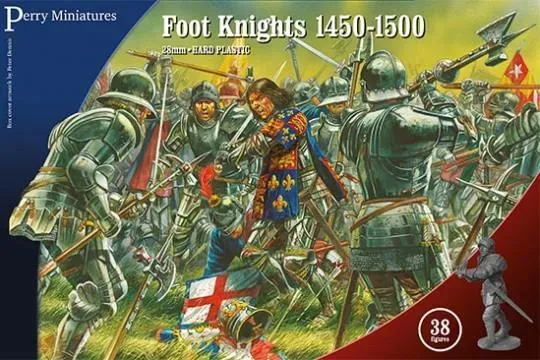 Perry Miniatures Foot Knights 1450-1500 boîte 38 figs