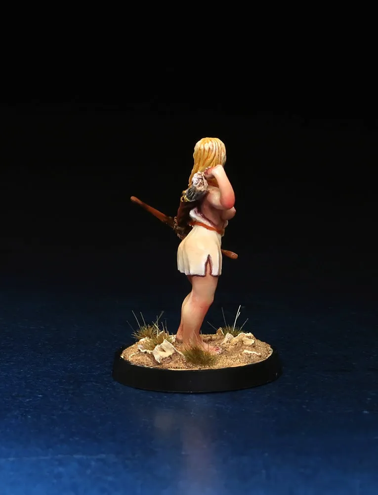 Brother Vinni Female Greek Archer figurine résine 28mm arc