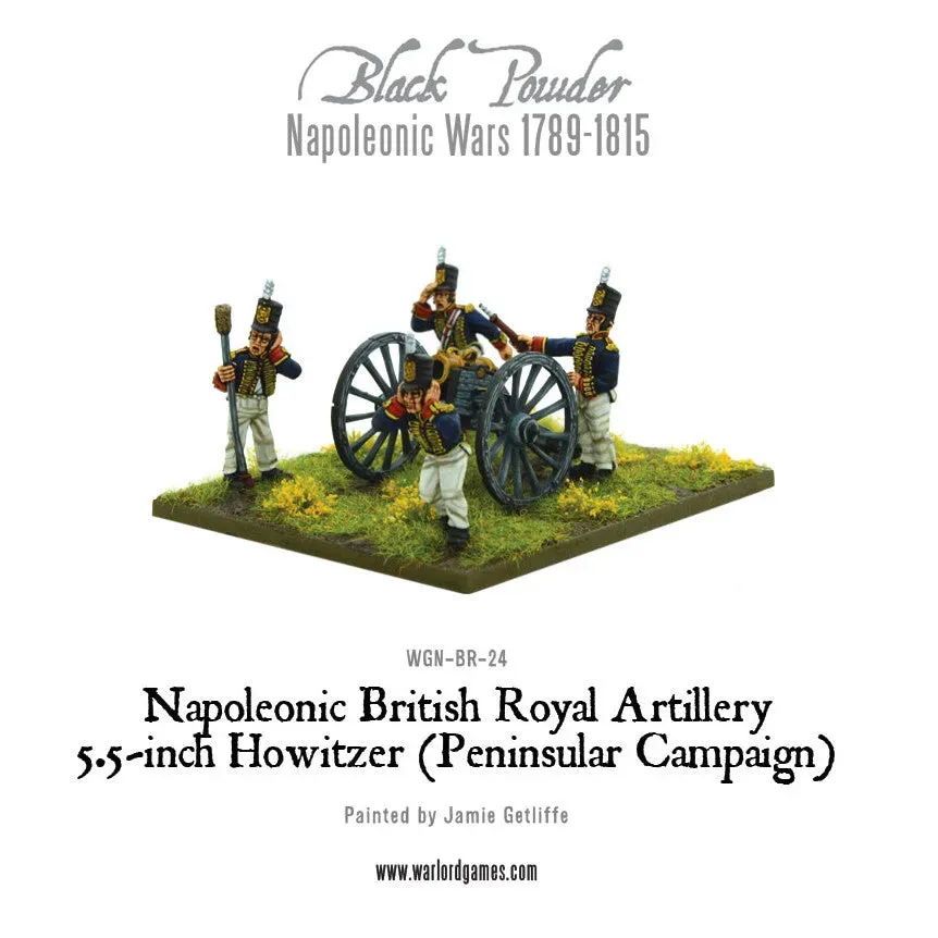 Bolt Action Black Powder Napoleonic British Royal Artillery 5.5-inch Howitzer obusier