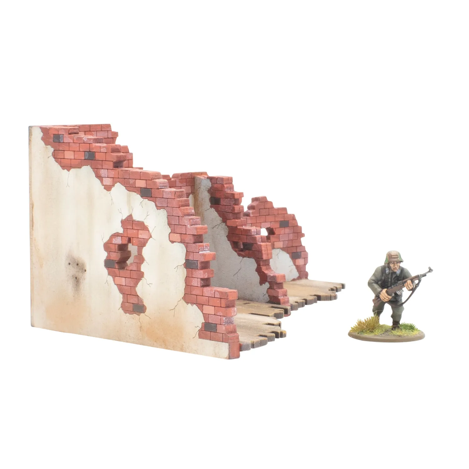 Bolt Action City in Ruins Internal Ruins L Section décor MDF urbain