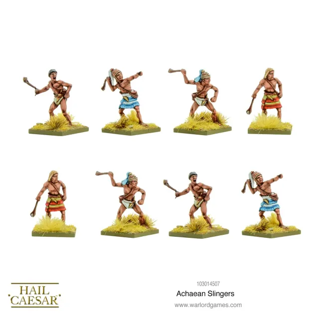 Warlord Games Hail Caesar Achéens frondeurs 8 figurines