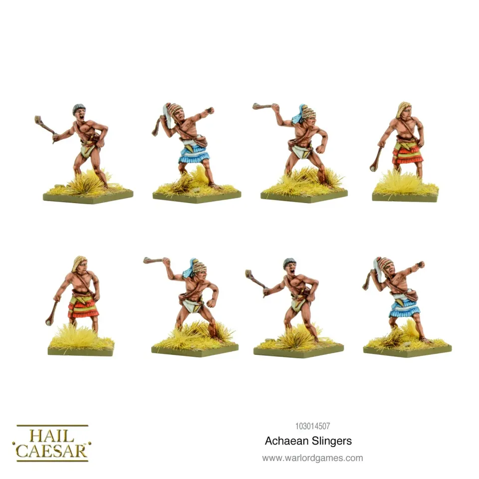 Warlord Games Hail Caesar Achéens frondeurs 8 figurines