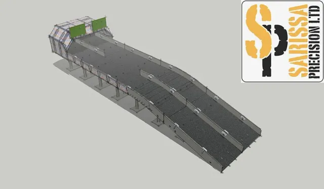 Bolt Action Freeway Scenery Set décor MDF Judge Dredd autoroute