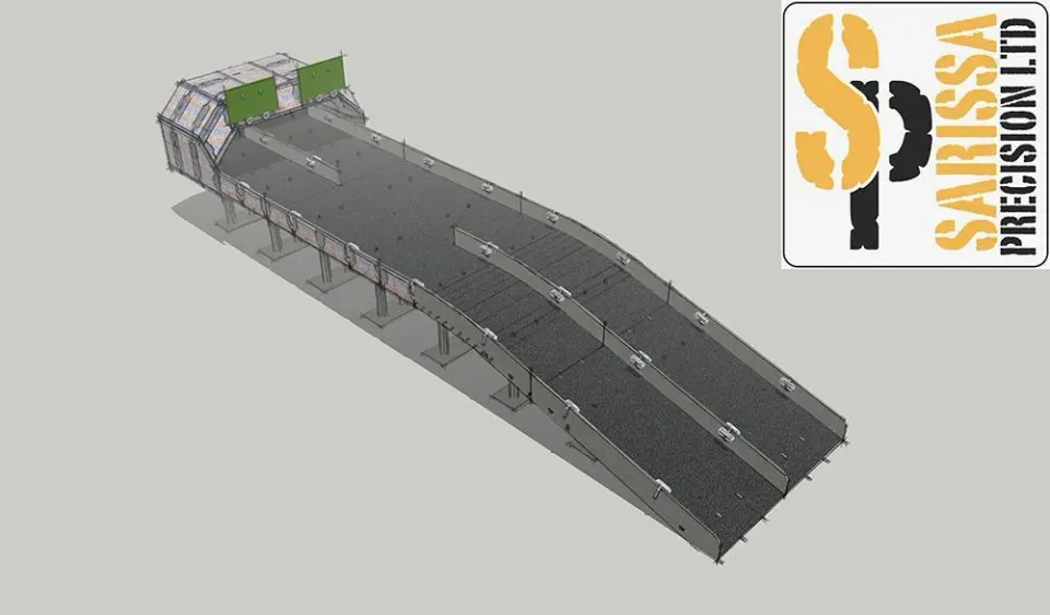 Bolt Action Freeway Scenery Set décor MDF Judge Dredd autoroute