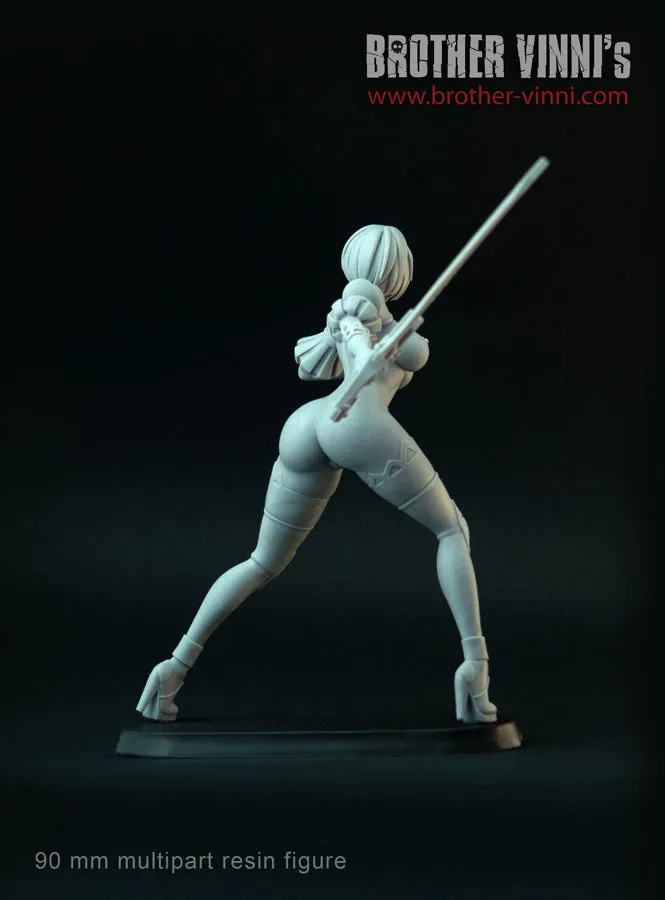 Brother Vinni Cyber Mercenary ver.2 figurine résine 90mm femme
