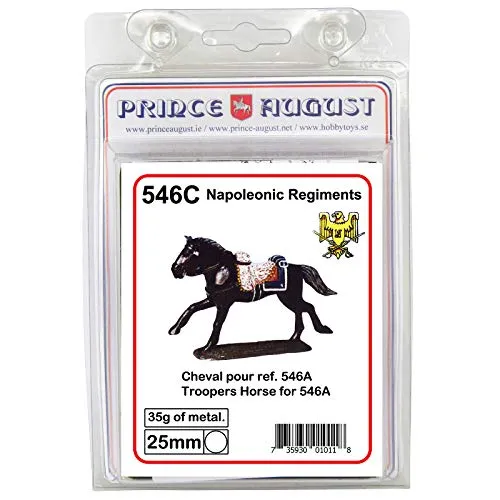 Prince August Hobby PA546C moule cheval Cuirassiers métal 25 mm