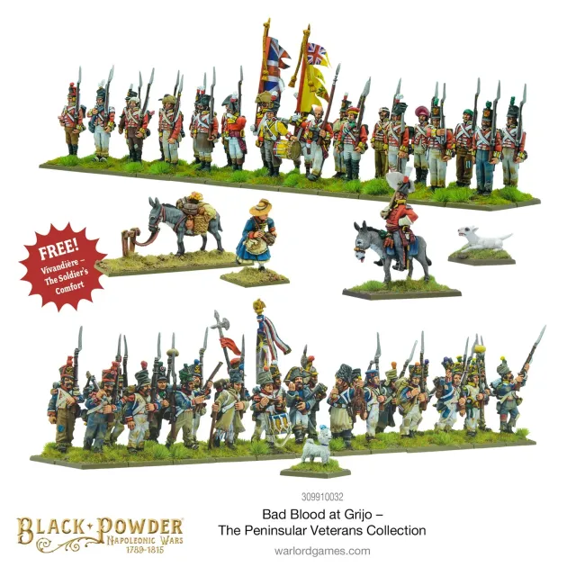 Black Powder Bad Blood at Grijo vétérans péninsule résine 2 boîtes
