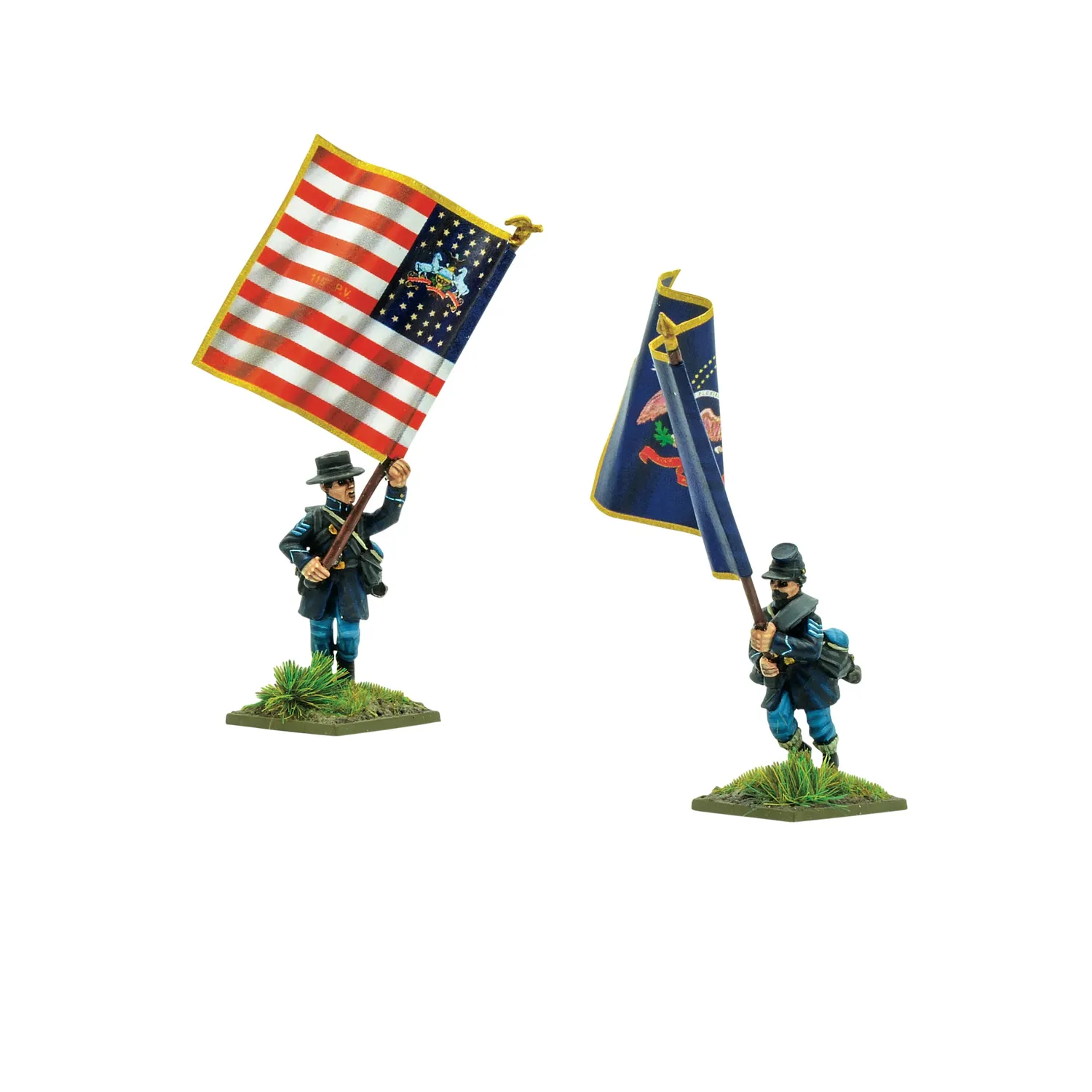 Bolt Action Black Powder Brigade infanterie charging Guerre Civile