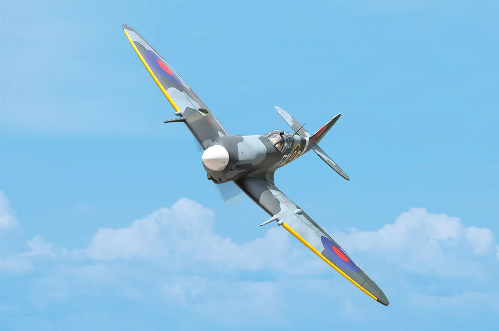 Black Horse BH136 Spitfire avion RC ARF 2000 mm essence