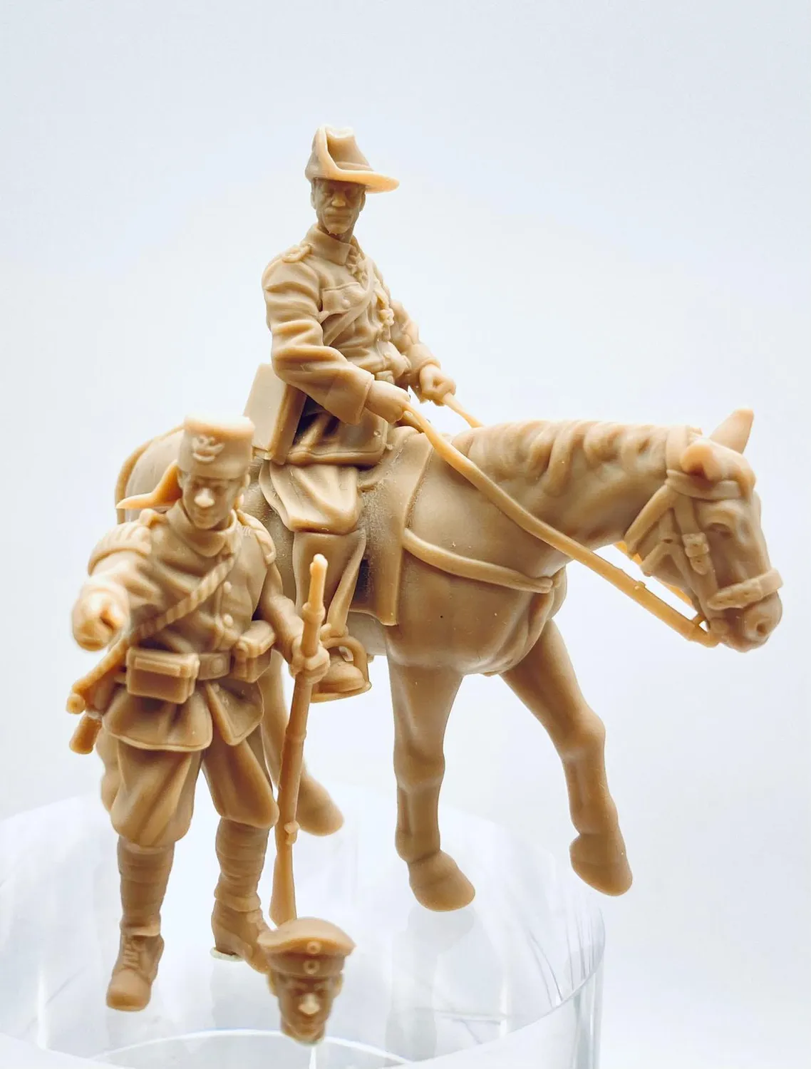 DES TRANCHEES AUX BARRICADES Paul von Lettow-Vorbeck et son askari figurines 28mm
