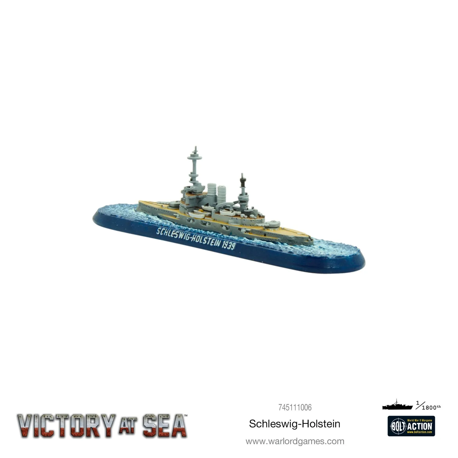 Warlord Games Victory at Sea Schleswig-Holstein navire Default