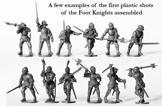 Perry Miniatures Foot Knights 1450-1500 boîte 38 figs