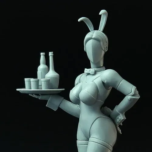 BROTHER VINNI Robot Bunny Girl figurine 90 mm résine détails