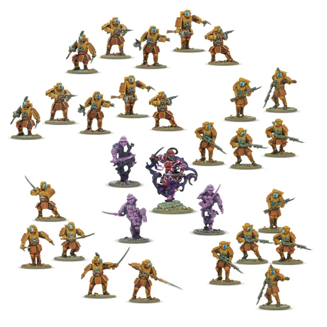 Bolt Action Konflikt ’47 Ghost Infiltration Platoon figurines japonaises plastique